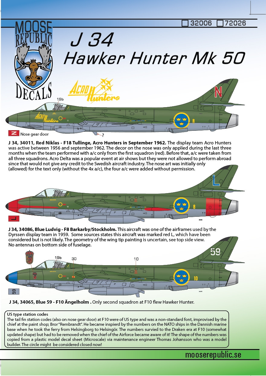 J34 Hawker Hunter Mk.50 NEW in 1/48