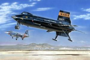 X-15A-2 Space shuttle HI-TECH + figure