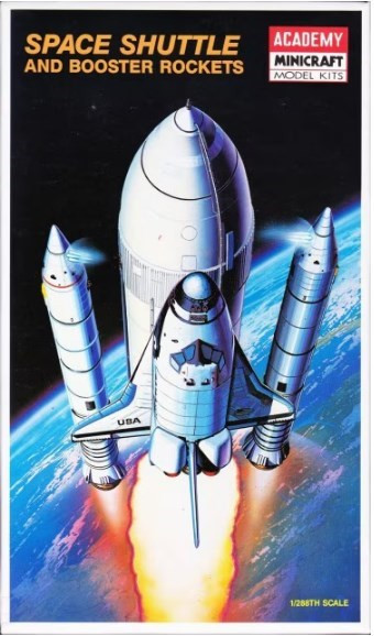 Space Shuttle & Booster Rockets 1/288 scale