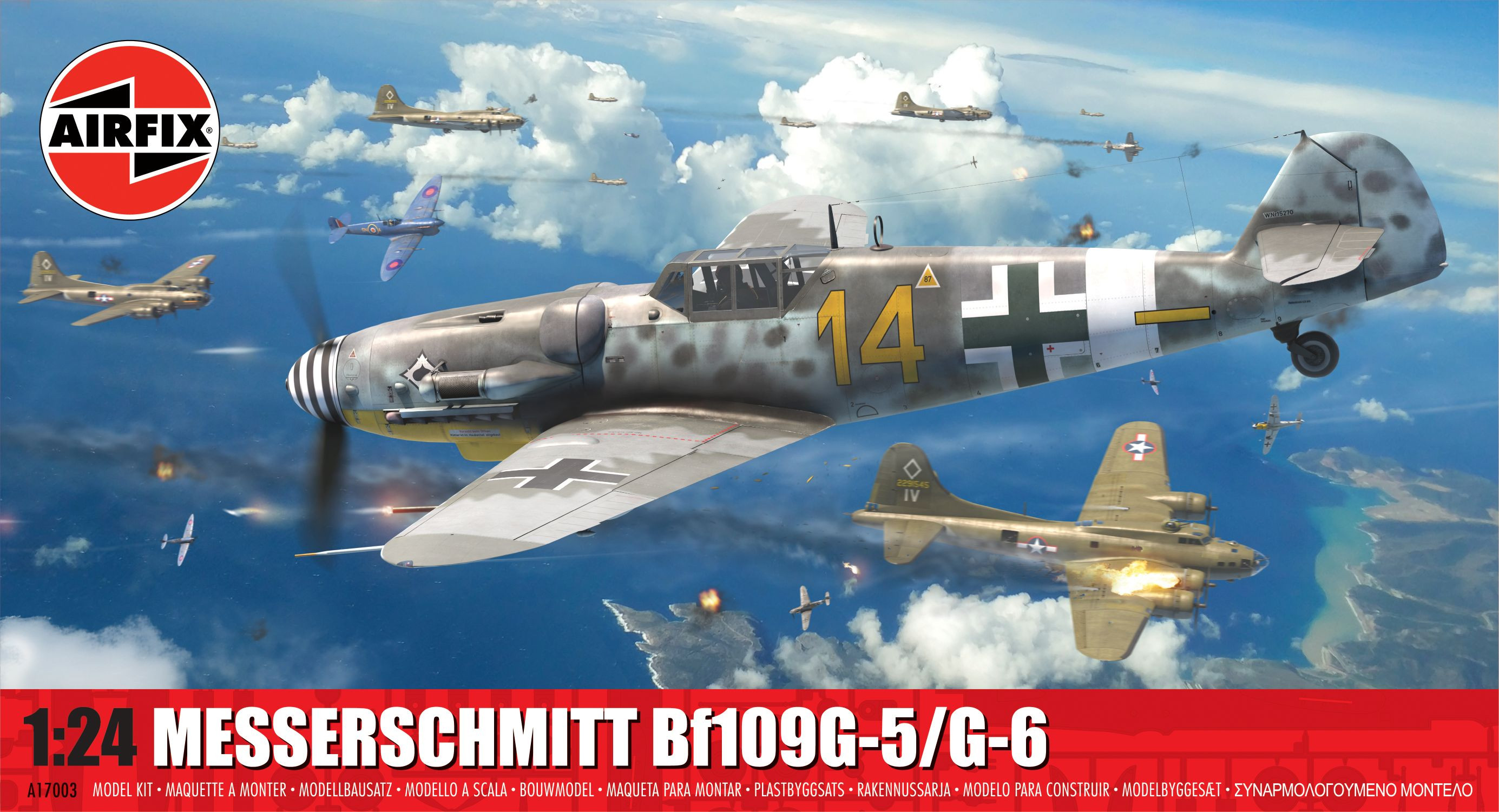 Bf109G-5/G-6 NEW TOOL  1/24 scale