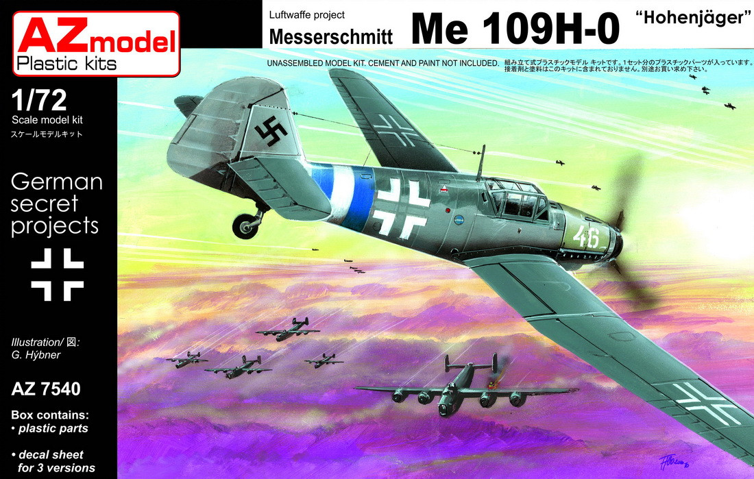 Bf109H-0 Höhenjäger 