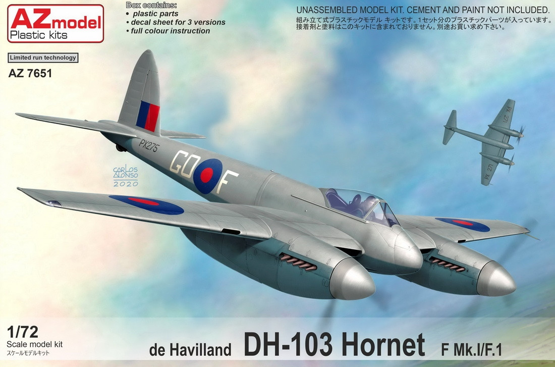 dH-103 Hornet F Mk.1 NEW TOOL