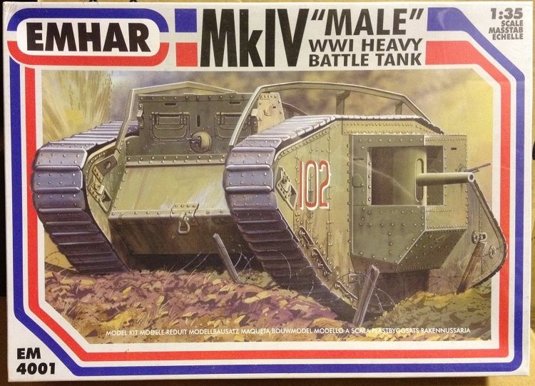 Mk.IV Male, WWI heavy battle tank