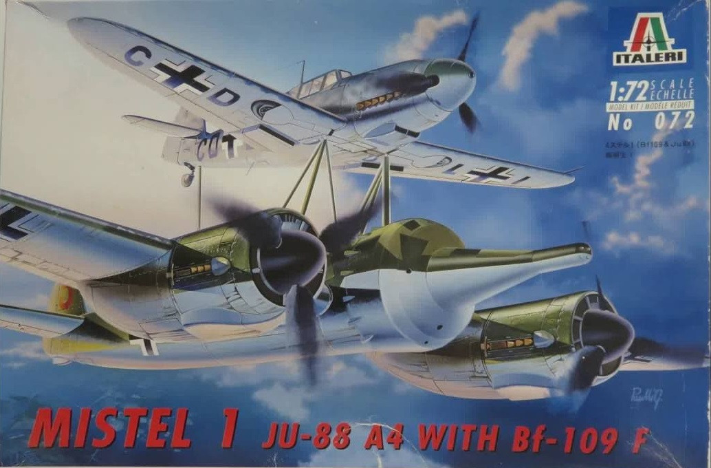 Ju88A-4 Mistel 1 with Bf109F