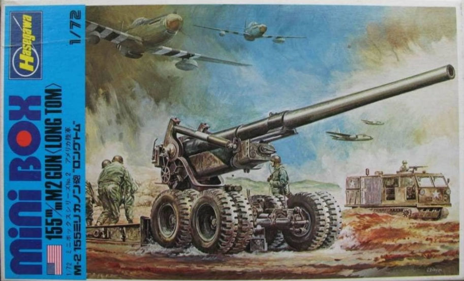 US 155mm M2 gun Long Tom