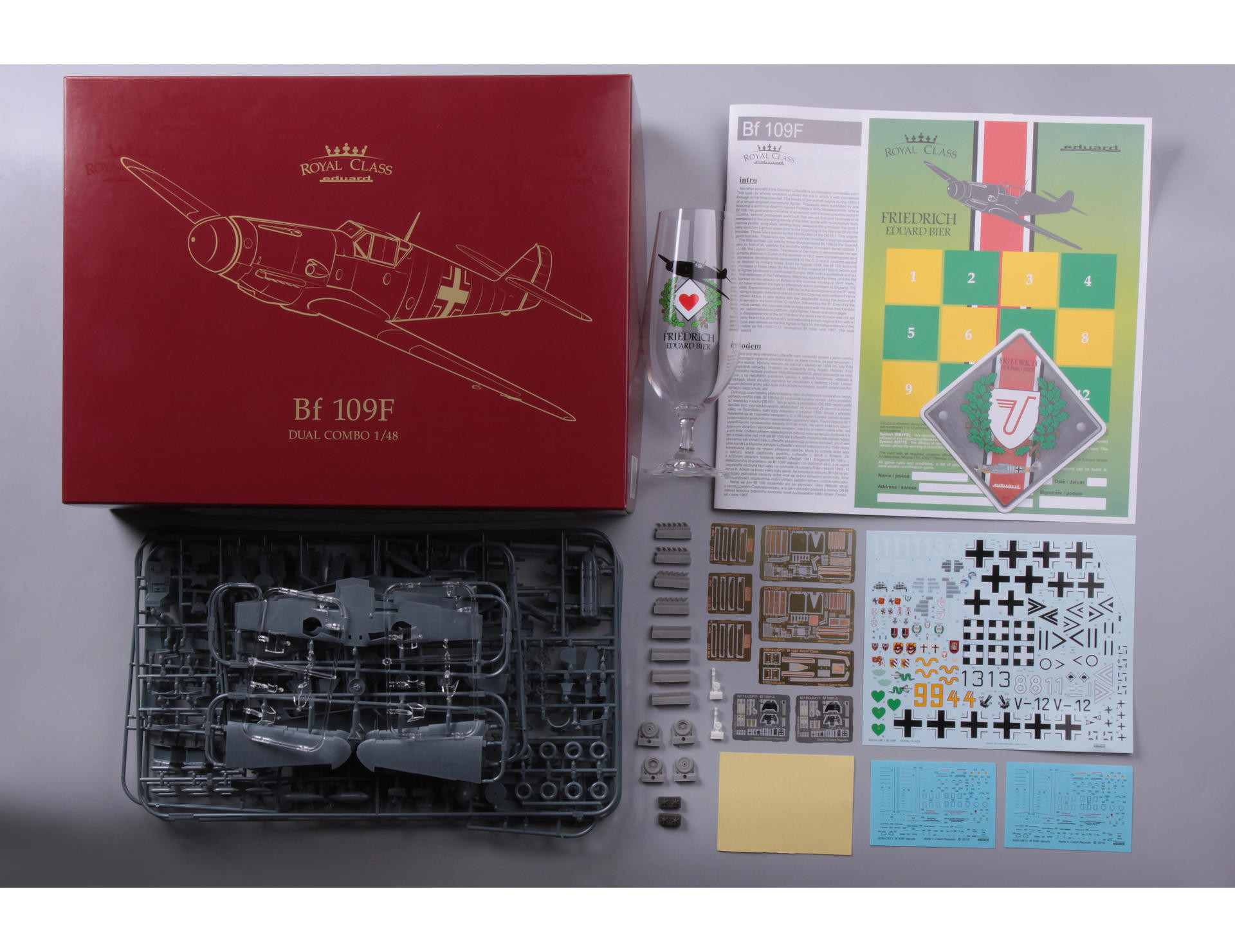 Bf109F Dual Combo ROYAL CLASS (no beer glass included)