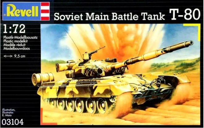 T-80 Soviet Main Battle Tank 