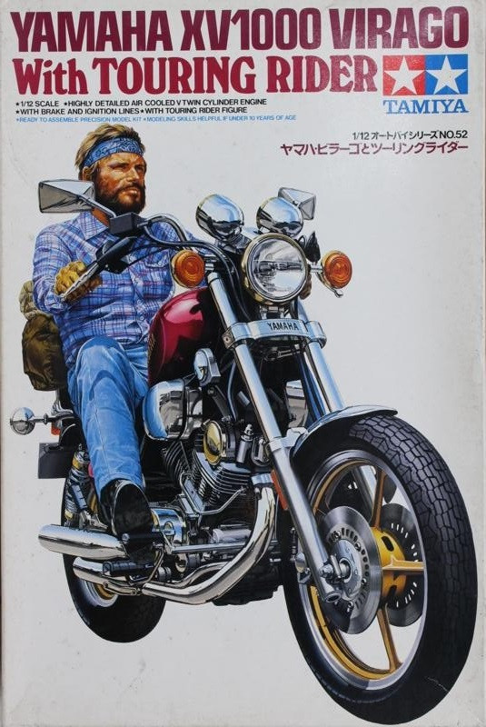Yamaha XV1000 Virago with Touring Rider