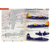 Grumman F7F Tigercat (5 liveries)