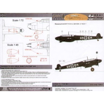 Bf110D-3 Spanner Anlage conversion w. decals