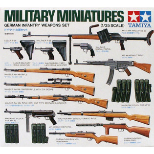 German infantry weapon set