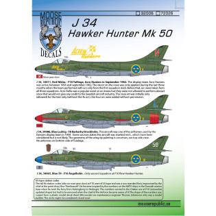 J34 Hawker Hunter Mk.50 NEW in 1/48