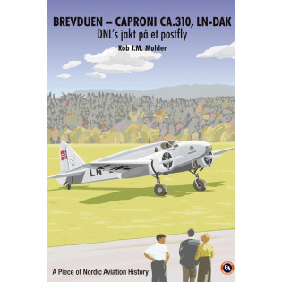 Brevduen - Caproni Ca.310, LN-DAK DNLs jakt på et postfly