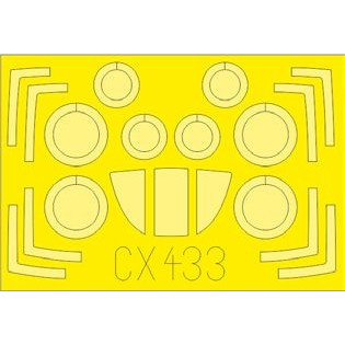 MiG-29A 'Fulcrum' Izdeliye 9-12 canopy frame paint mask TRU