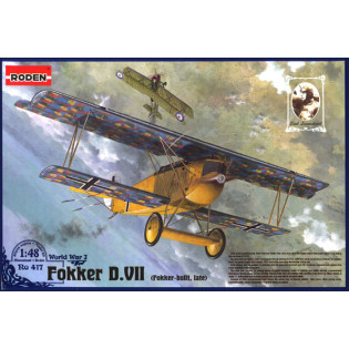 Fokker D.VII late m svenska dekaler