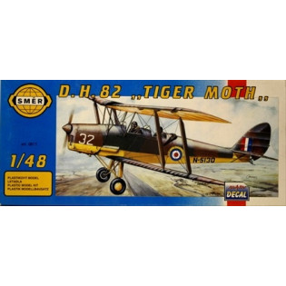 dH82 Tiger Moth m svenska dekaler
