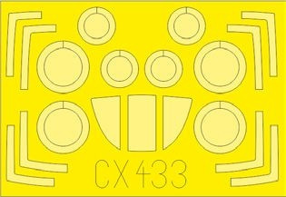 MiG-29A 'Fulcrum' Izdeliye 9-12 canopy frame paint mask TRU