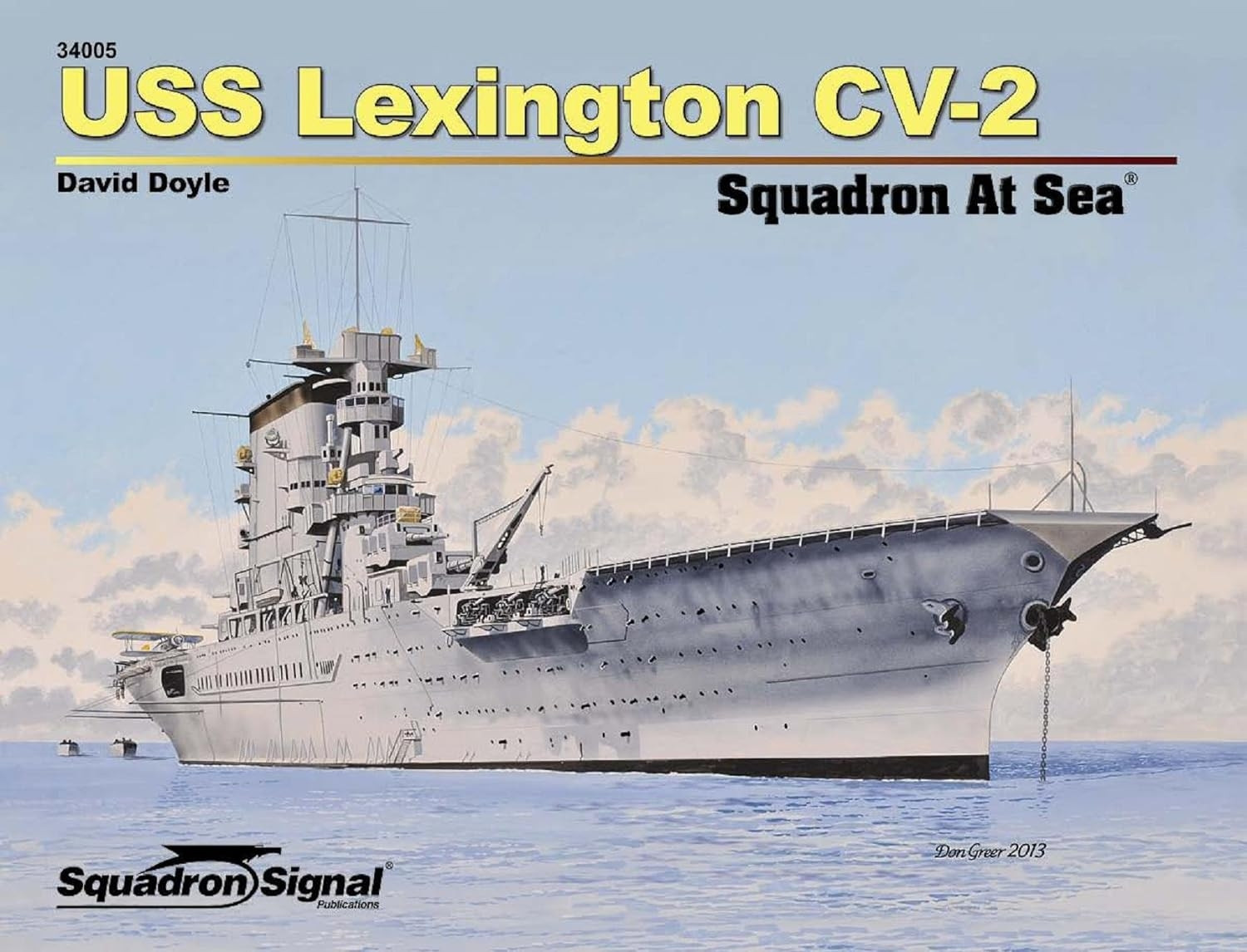 USS Lexington CV-2 Squadron at Sea