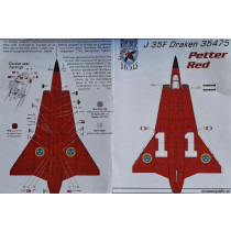 SAAB J35F Draken, Petter Red 35475