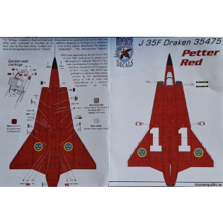 SAAB J35F Draken, Petter Red 35475