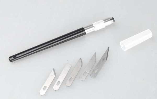 Hobbykniv med 5 blad
