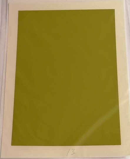 Ljusgrön dekalfilm 125x190 mm