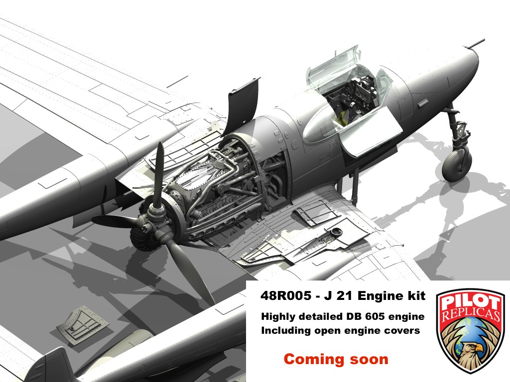 SAAB J21 Engine super detail set