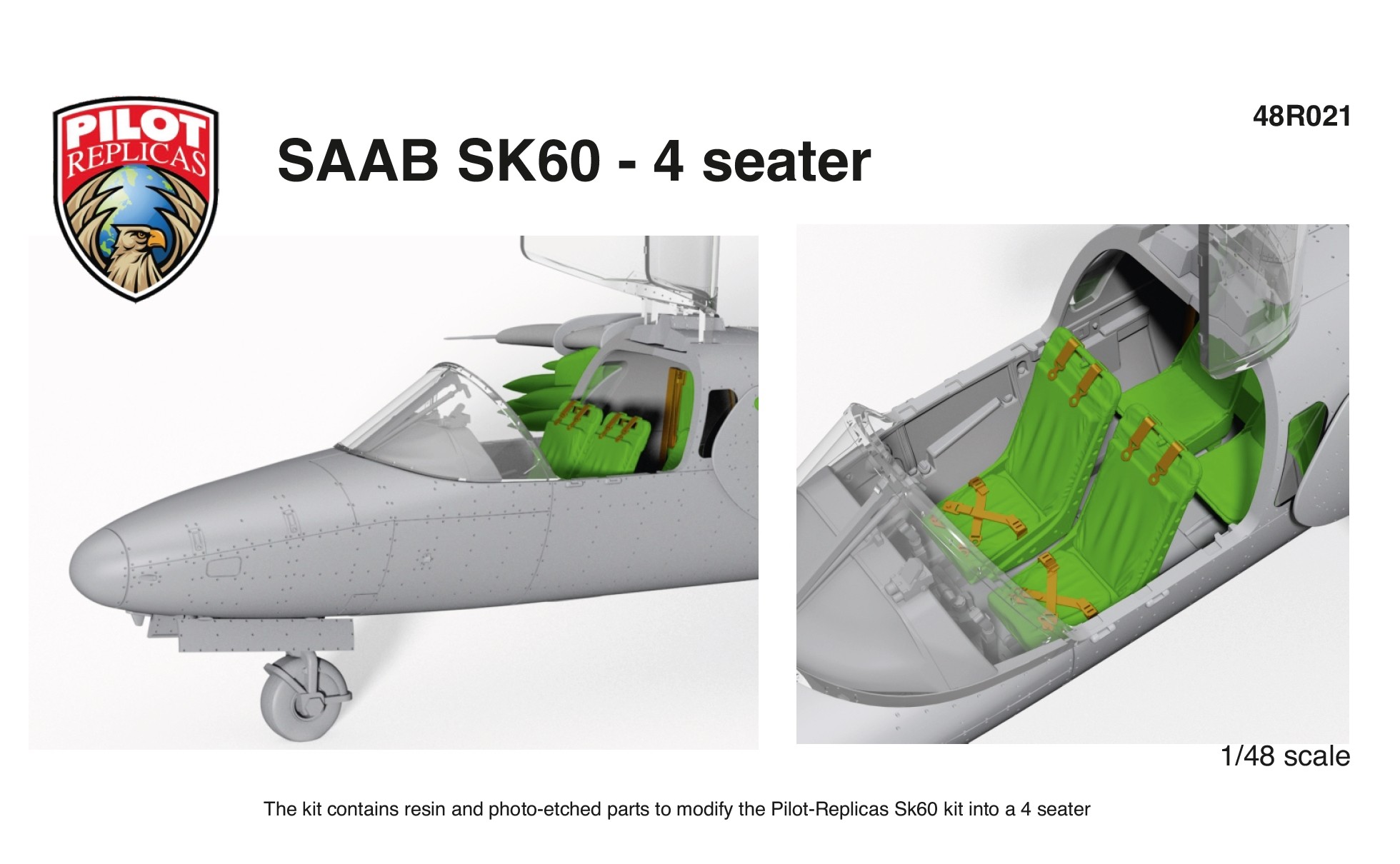 SAAB Sk60 4-sits konvertering