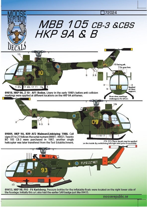 Hkp9A & Hkp9B, MBB Bo105