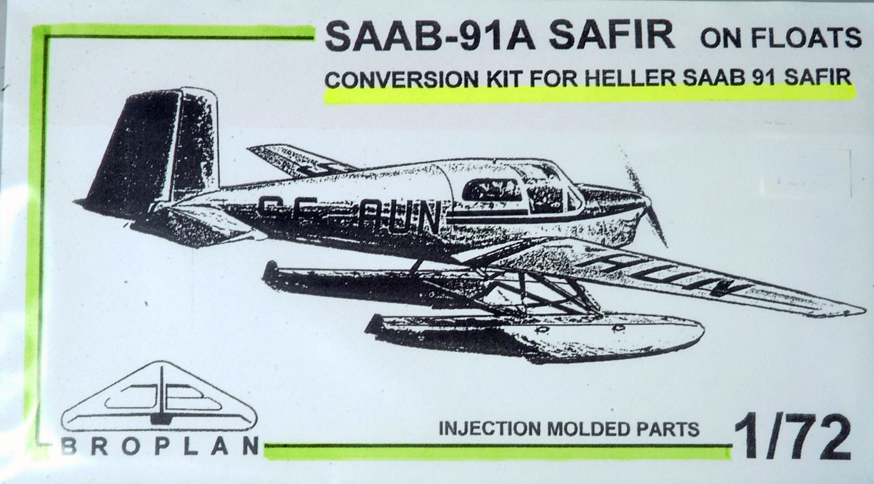 SAAB 91A Safir on floats conversion för Heller Safir.
