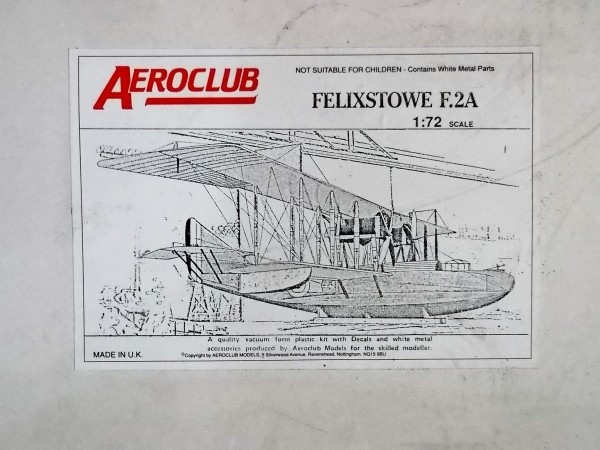 Felixstowe F.2A mixed media kit