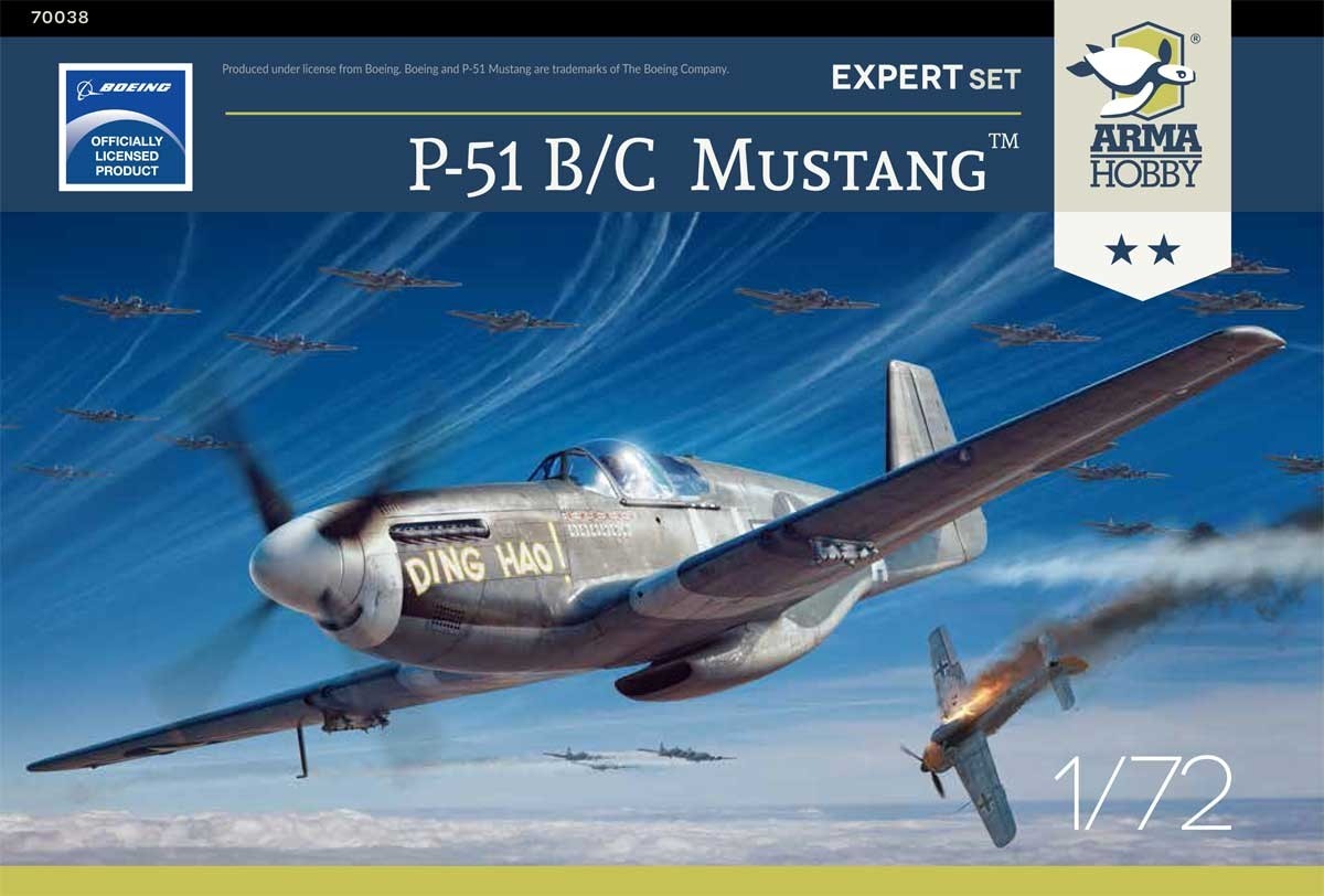 P-51B/C Mustang EXPERT SET p/e & mask