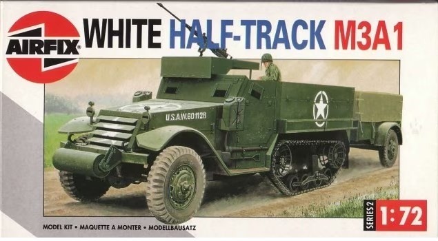 White Half-Track M3A1 + trailer