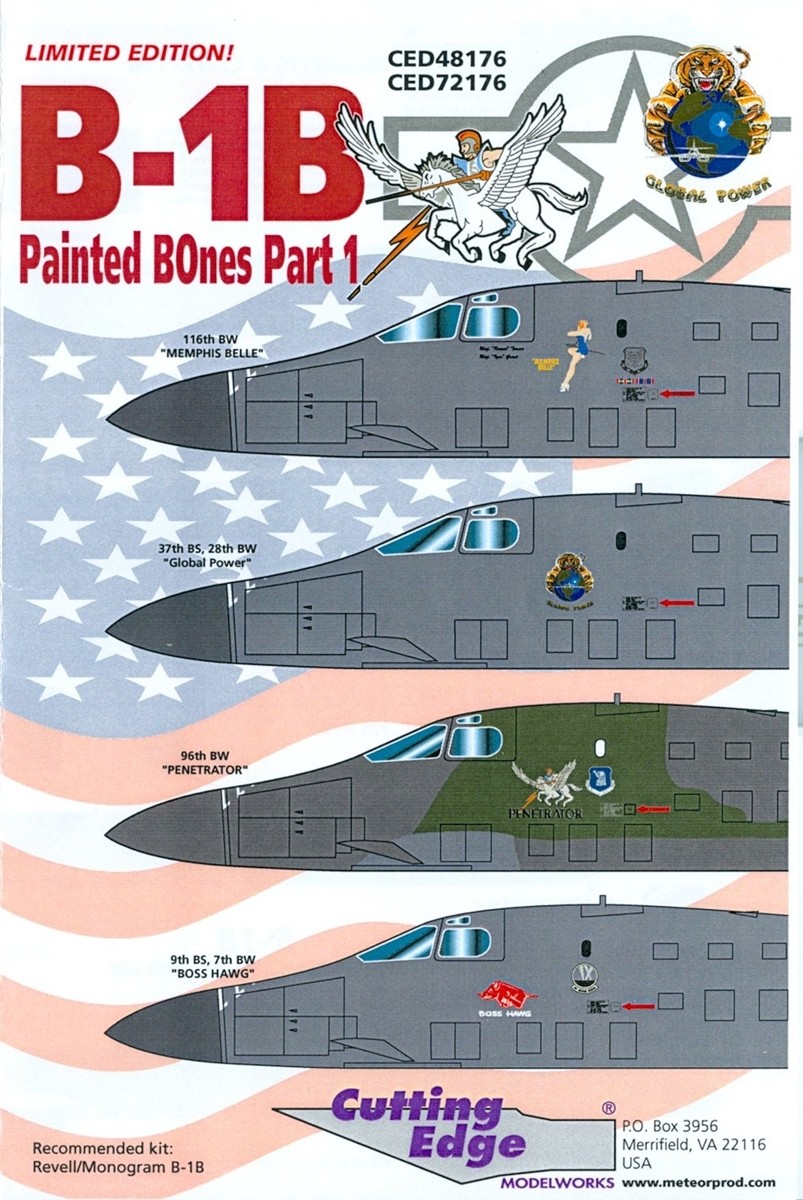 B-1B Painted BOnes, Part 1