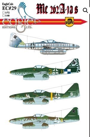 Me262A-1a's (NO DRAWING)