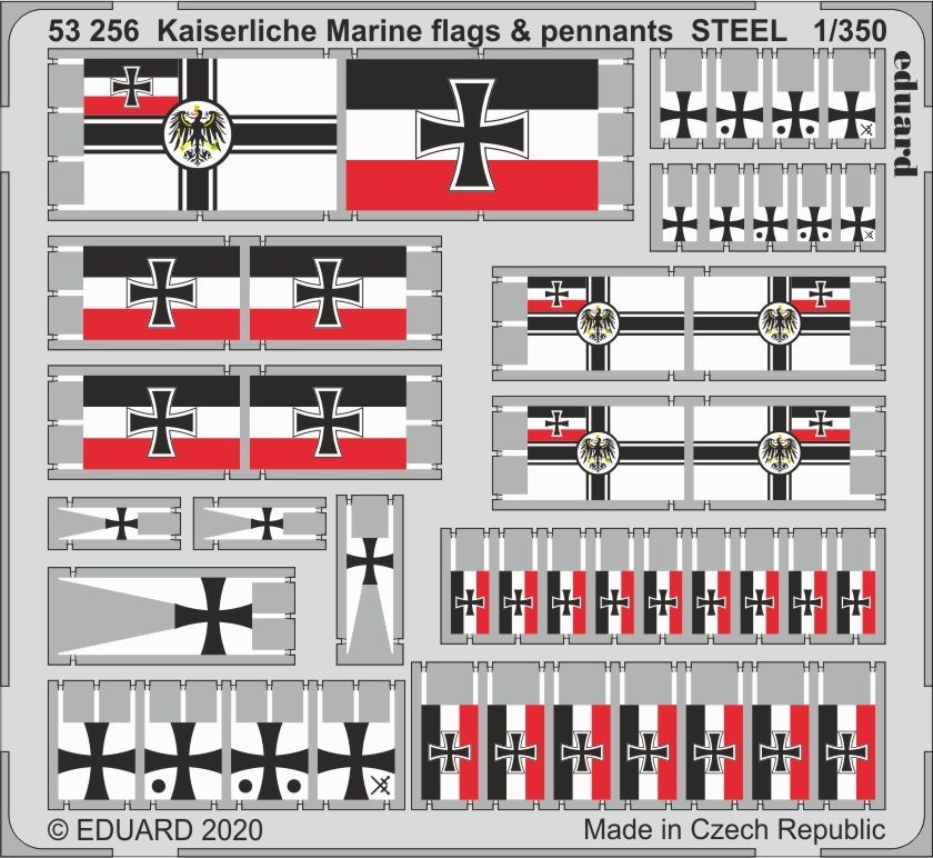 Kaiserlische Marine flags & pennants 1/350
