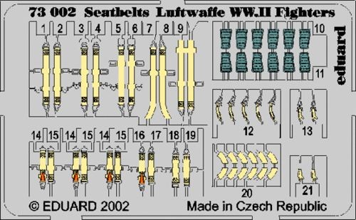 Seatbelts Luftwaffe fighters WWII