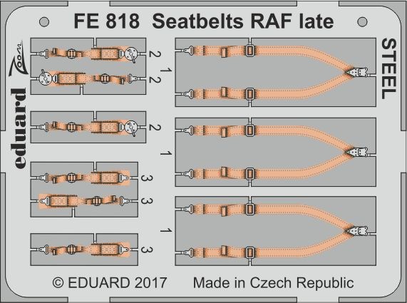 Seatbelts RAF late STEEL