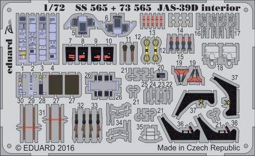 SAAB JAS39D Gripen Twin-Seater detail set (REV)