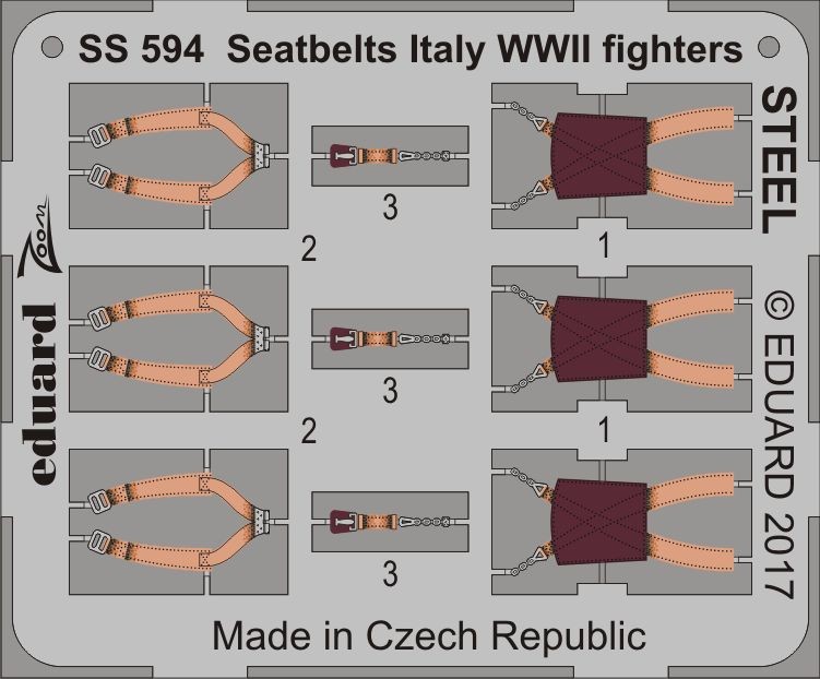Seatbelts Italian WWII STEEL