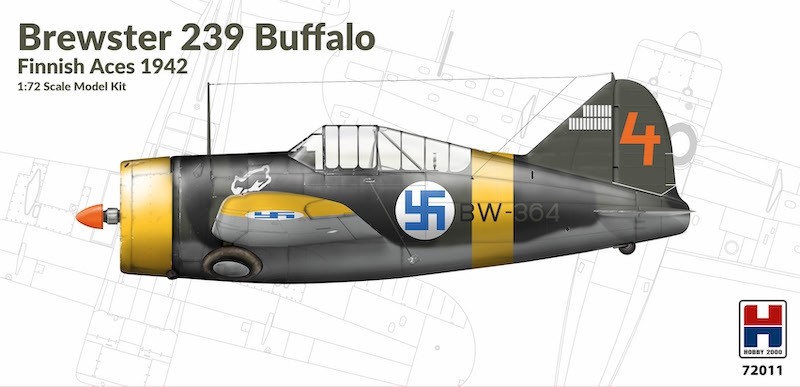 Brewster B-239 Buffalo Finnish Aces (ex Hasegawa)