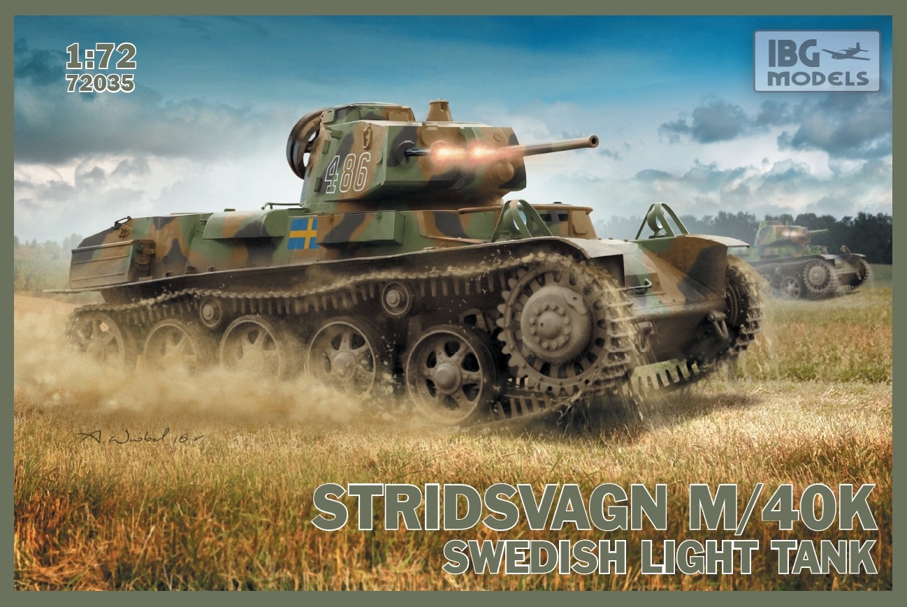 Stridsvagn M/40 K Swedish light tank