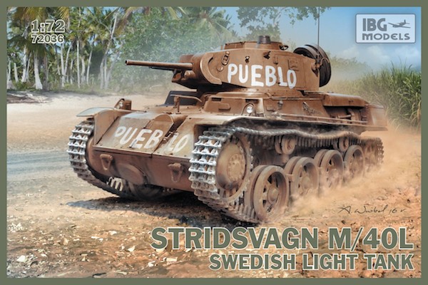 Stridsvagn M/40 L Swedish light tank
