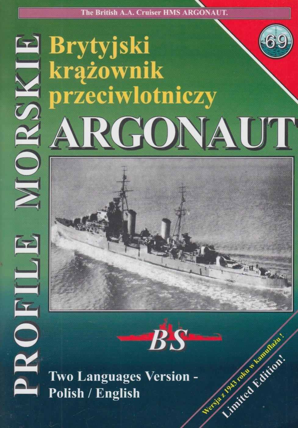AA cruiser HMS ARGONAUT