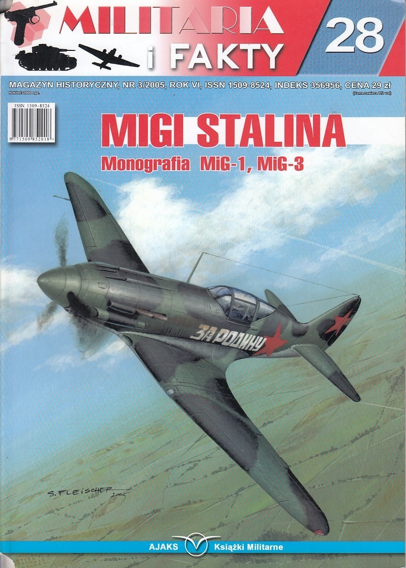 Stalin's Migs. MiG-1, MiG-3. Polish text