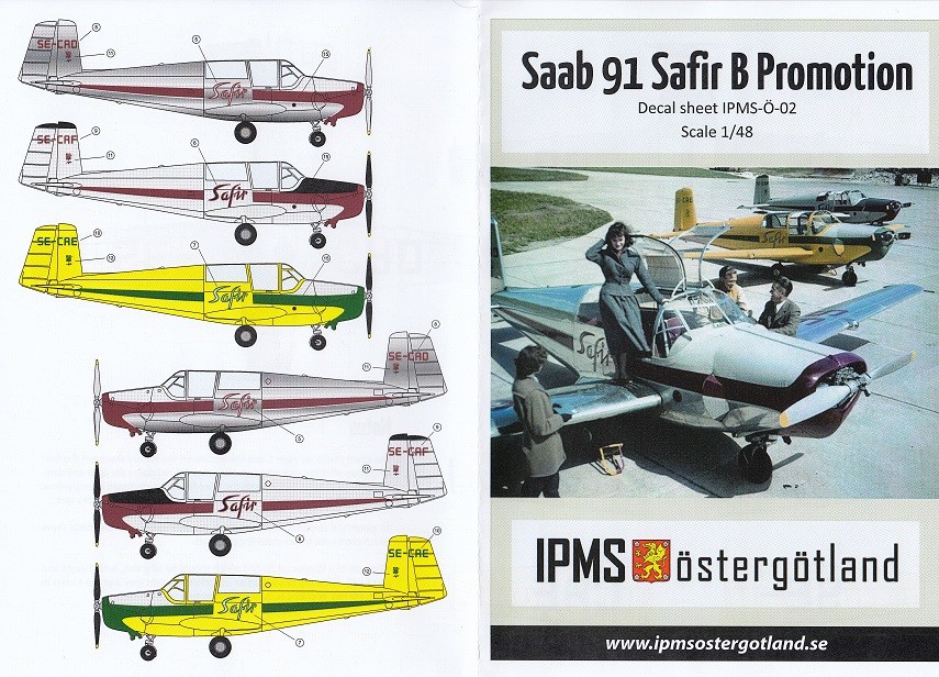 SAAB 91 Safir B Promotion