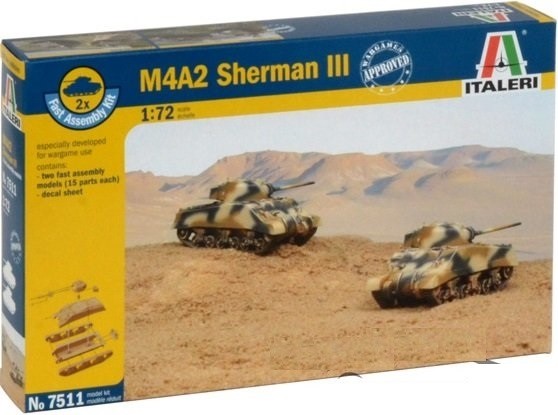 M4A2 Sherman III x 2 models