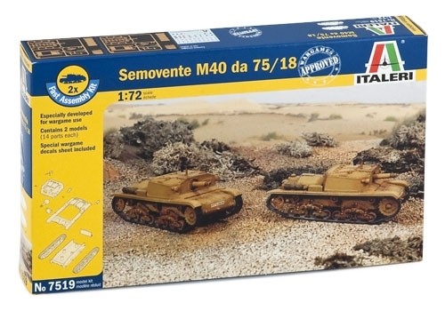 Semovente M40 da 75/18 x 2 models
