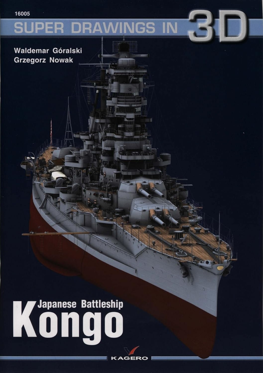  Japanese Battleship Kongo, Super Drawings in 3D