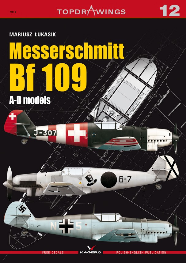 Bf109A-D models (w. huge decal sheet)